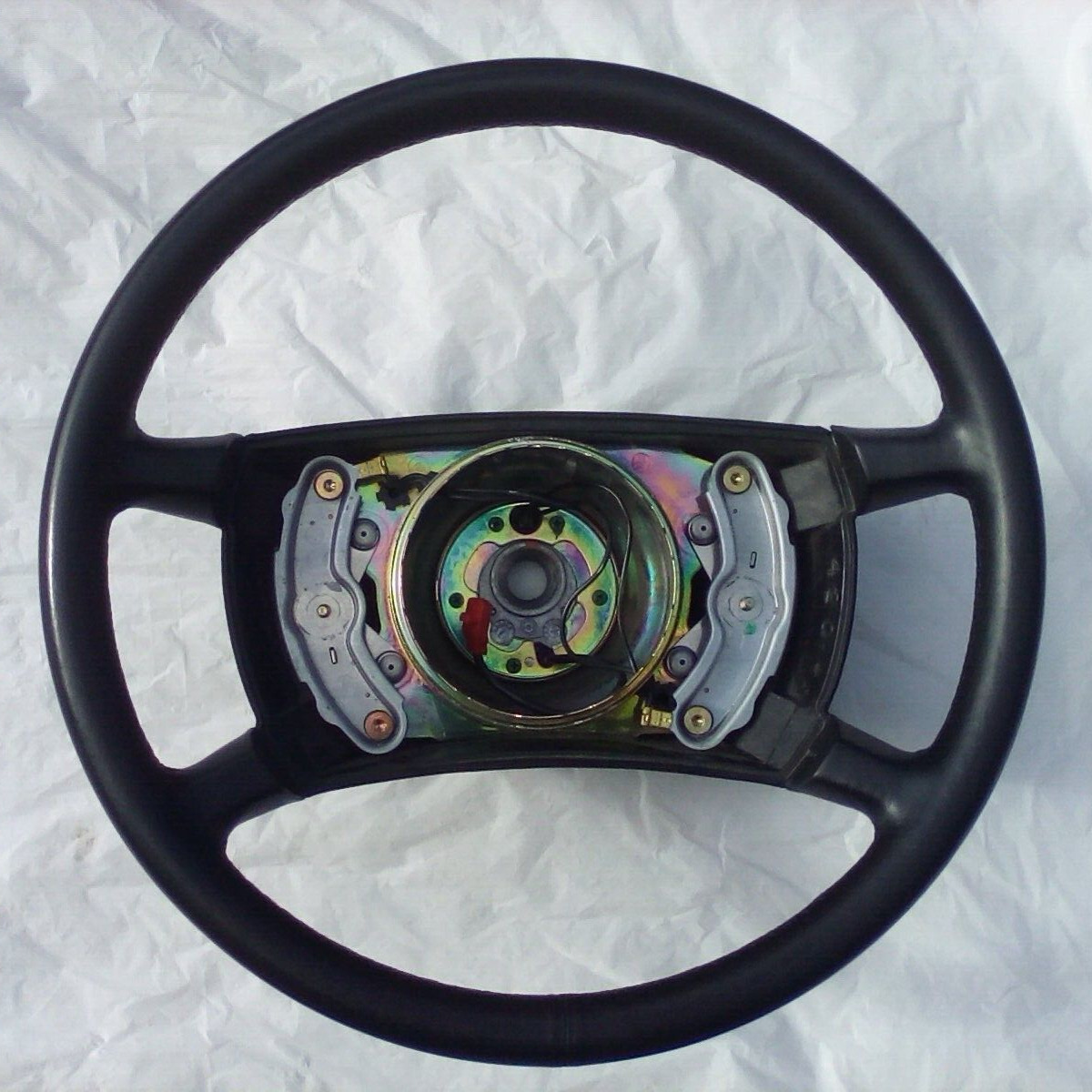MERCEDES  Leather steering wheel 560SL  560SEL SEC R107 W126 86-91