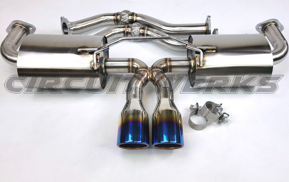 For 2005-2008 Porsche Boxster Cayman 987 V1.5 X Pipe Burnt Exhaust System 987.1