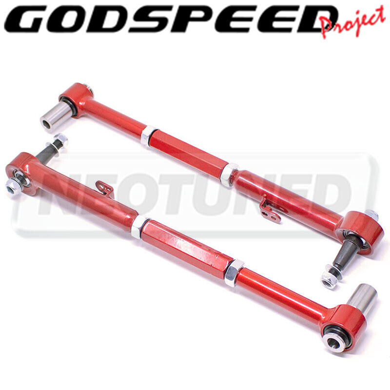 For Hyundai Genesis Coupe 09-16 Godspeed Adjustable Front Tension Arms Kit Set