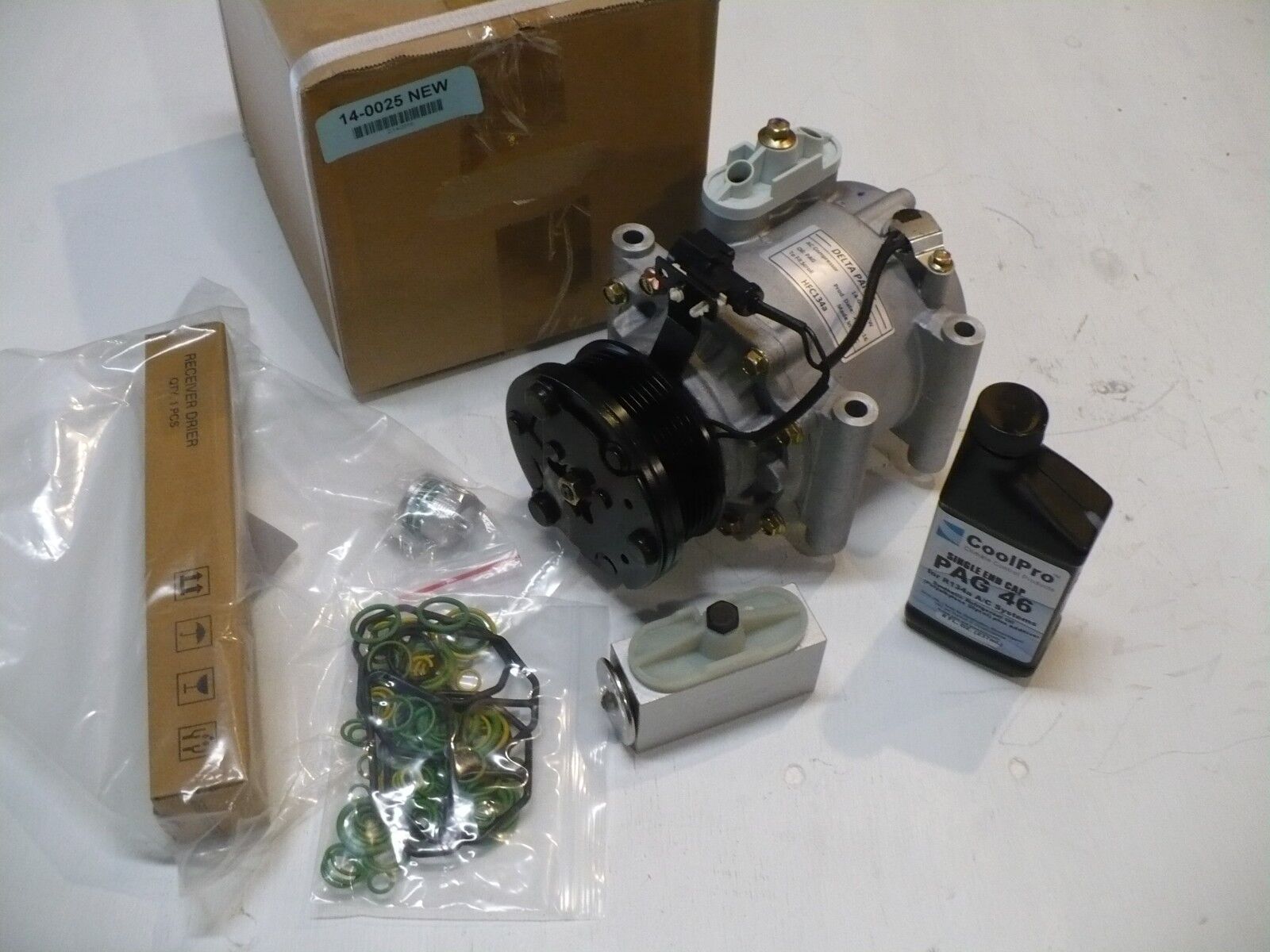 14-0025 A/C AC Compressor Kit for 2003-2008 Jaguar S-Type 4.2L only