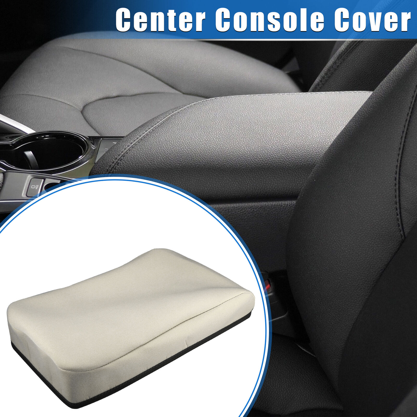 Armrest Protector Cover Pad Replacement for Chevy Colorado 2015 - 2022 Brown
