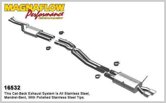 Magnaflow 16532 Cat-Back Exhaust System for 2000 BMW 323Ci 328i 323i 323is E46