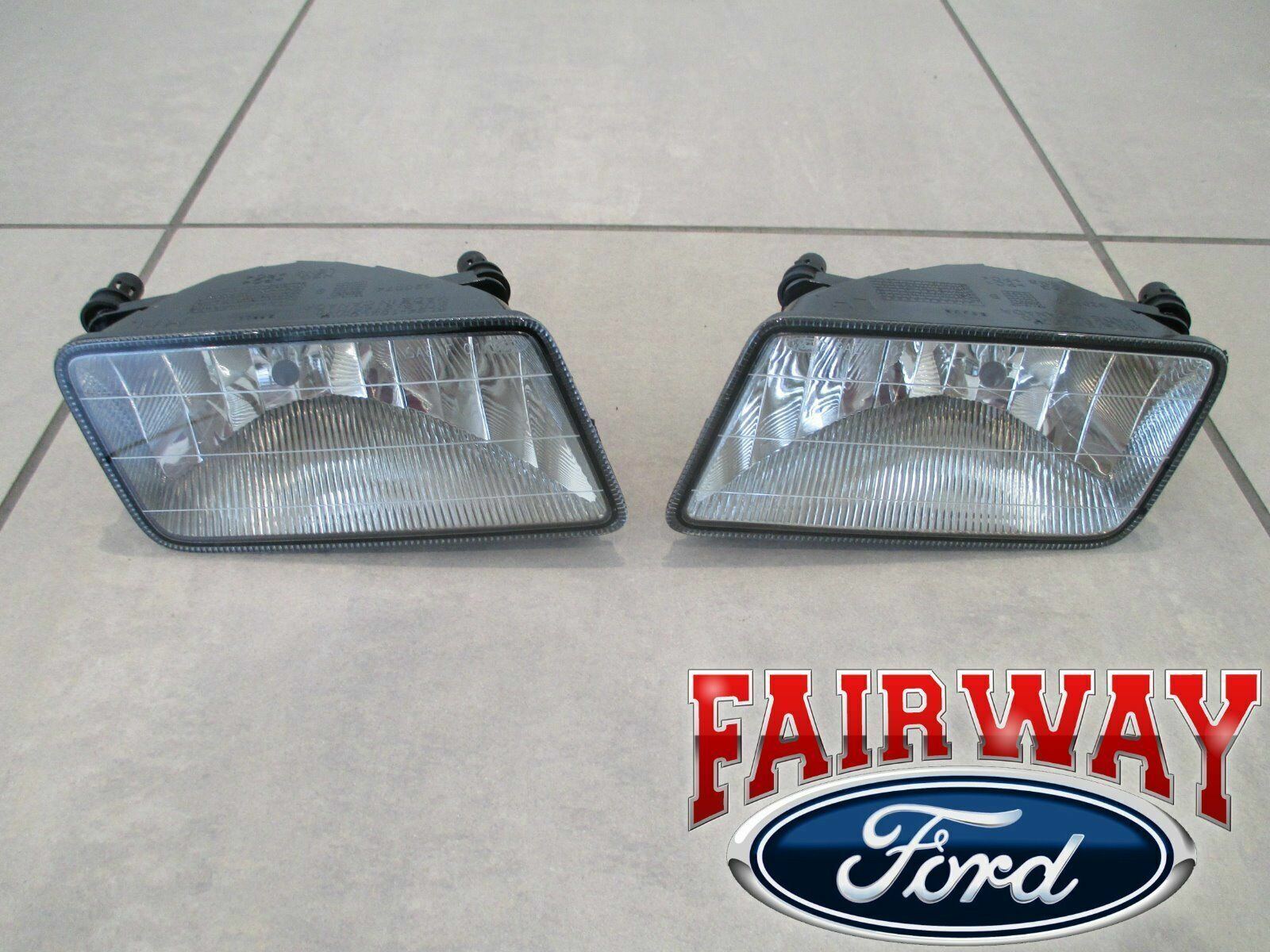 06 thru 10 Mercury Mountaineer OEM Ford Fog Driving Lamps Lights with Bulbs PAIR