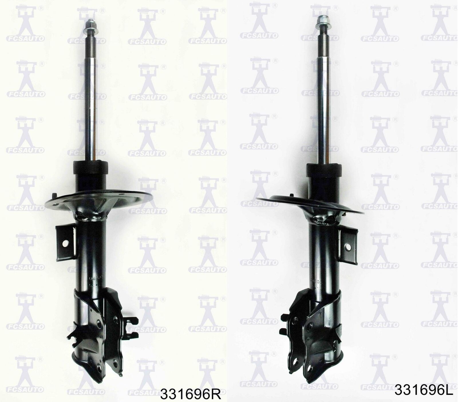 NEW Pair Set of 2 Front FCS Suspension Strut Assemblies For Volvo S40 V40 01-04