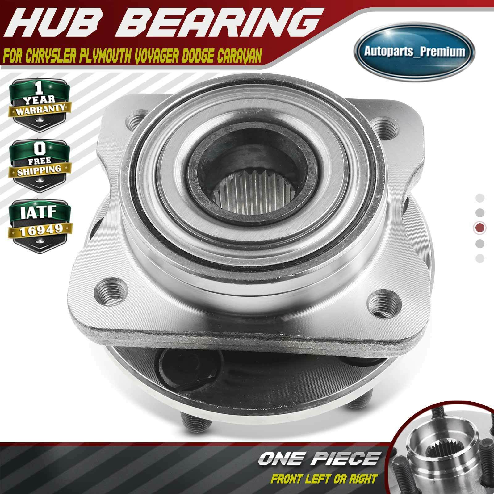 1x Front Wheel Hub Bearing Assembly for Chrysler Plymouth Voyager Dodge Caravan