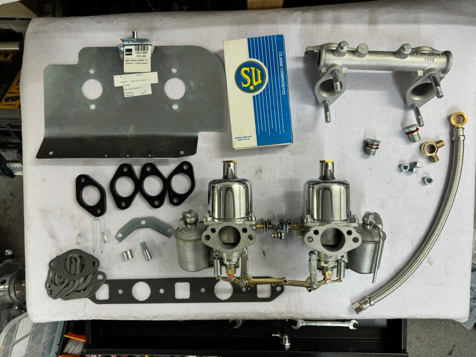 MG Midget Sebring Sprite Frogeye Twin H4 Carburettors 1