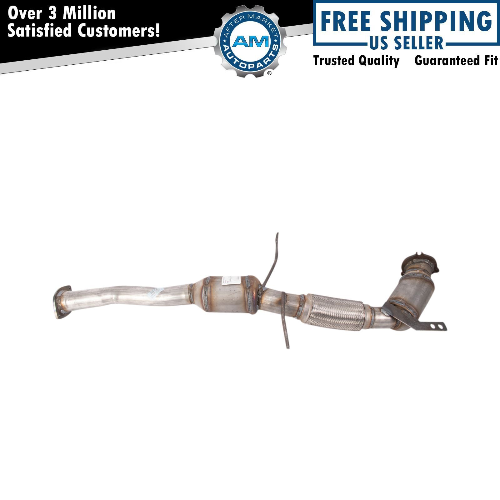 Rear Exhaust Pipe with Catalytic Converter Fits 13-16 Volvo S60 15-16 XC60 XC70