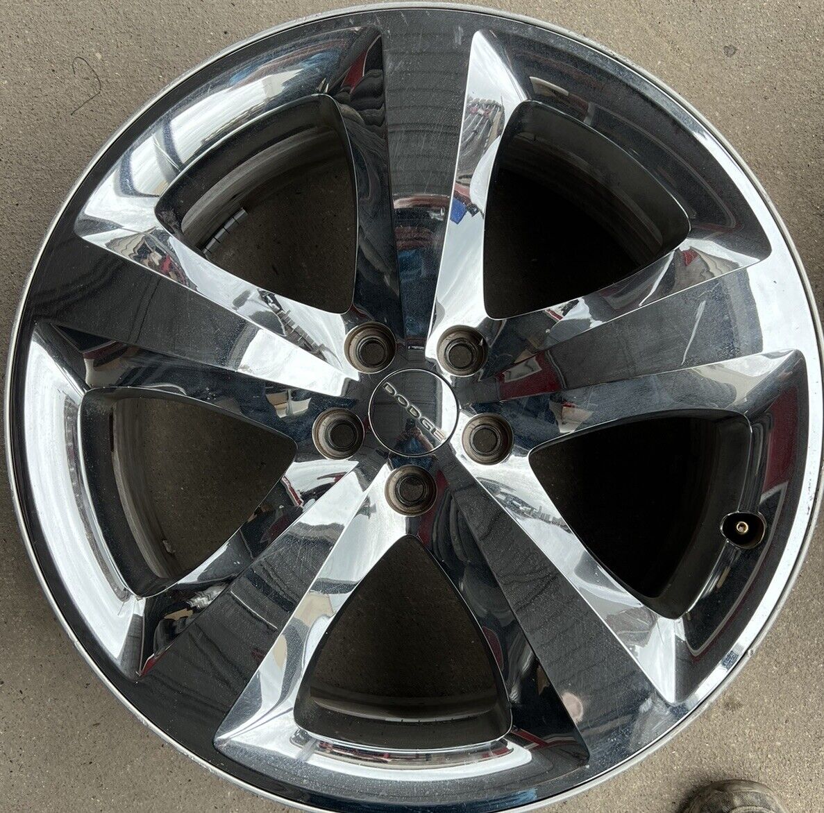 2011-2014 Dodge Charger Challenger Wheel Rim 20 x 8J Chrome Clad Alloy OEM