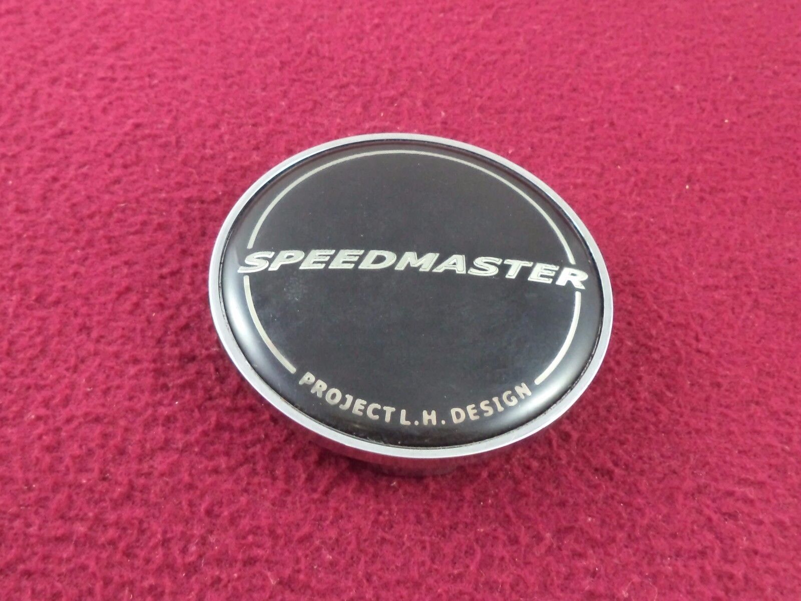 Speedmaster Wheels Black / Chrome Custom Wheel Center Cap # 087 (1)