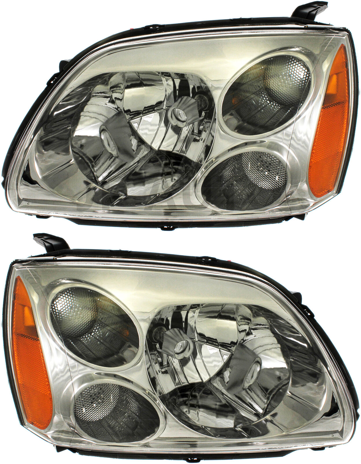 For 2004-2009 Mitsubishi Galant Headlight Halogen Set Driver and Passenger Side