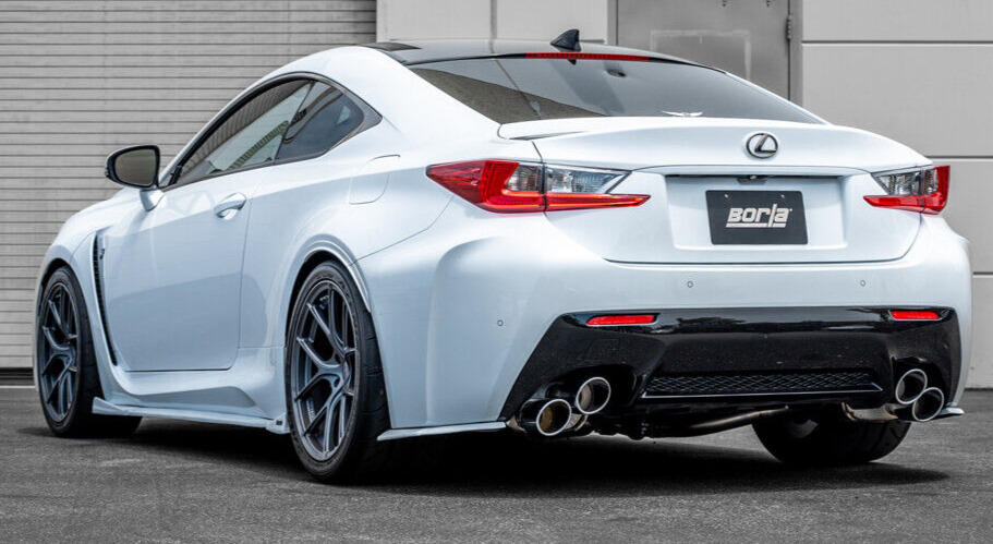 Borla S-Type Axle-Back Exhaust System  Fits 2015-2024 Lexus RC F & IS500
