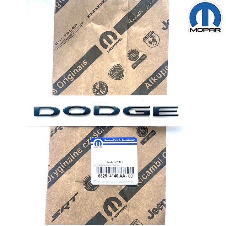Genuine OEM Mopar 68254140AA DODGE Rear Emblem Nameplate Badge 15-19 Challenger