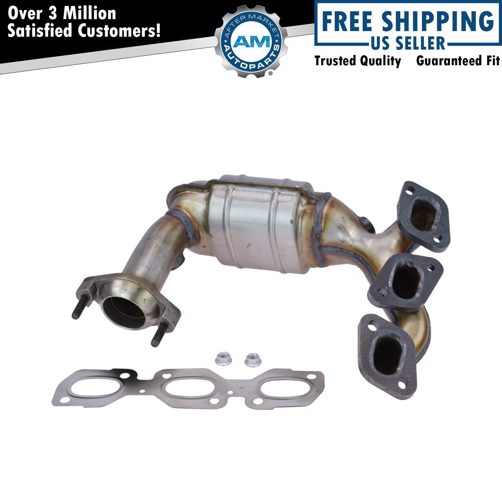 Exhaust Manifold w/ Catalytic Converter Front for Escape Tribute Mariner 3.0L V6