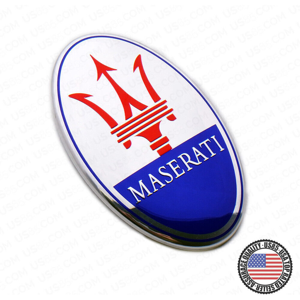 Maserati Ghibli Quattroporte Granturismo Front Bumper Logo Emblem Badge Sport