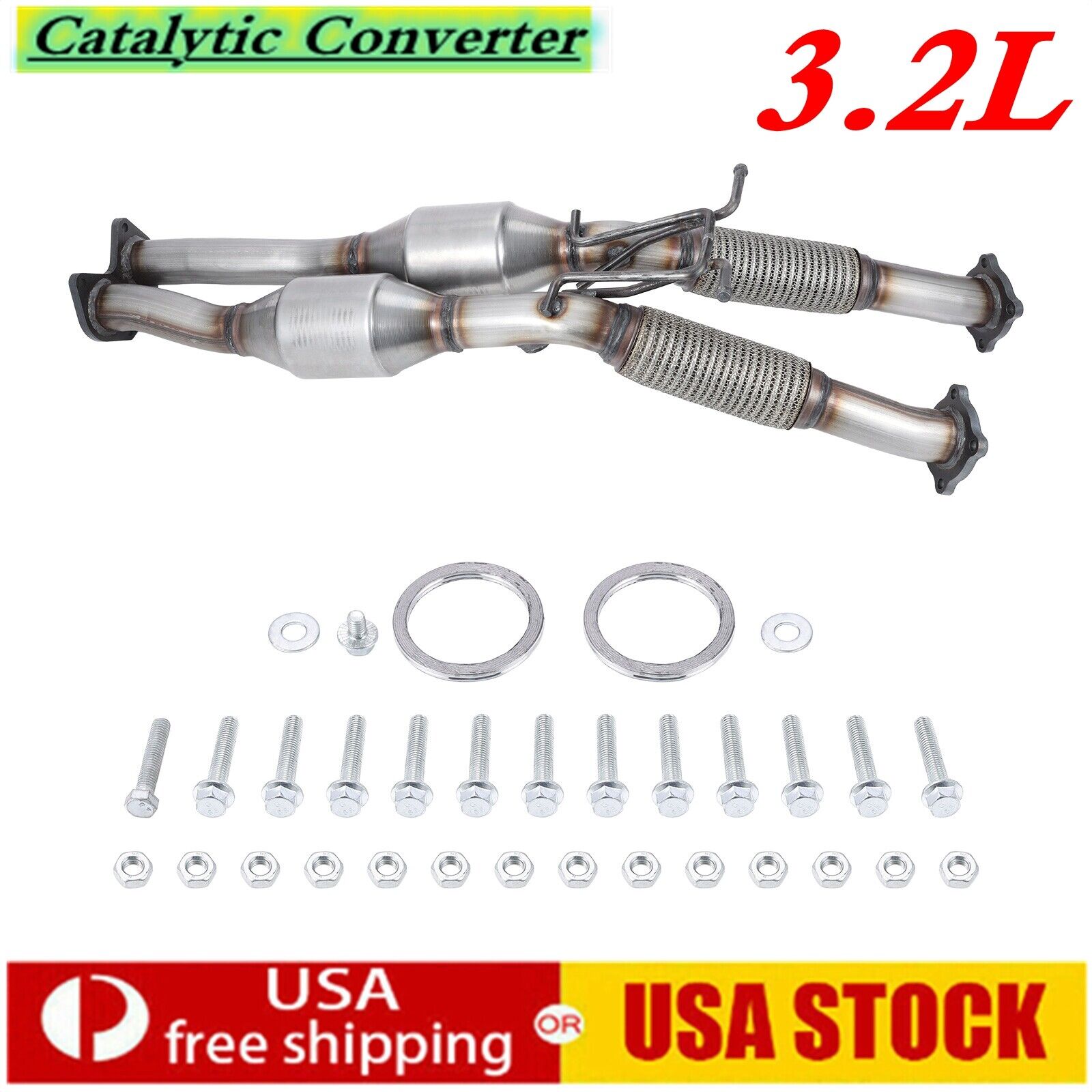 Catalytic Converter For Volvo XC90 3.2L 2007-2014 XC90 3.2L R-Design 2012-2014