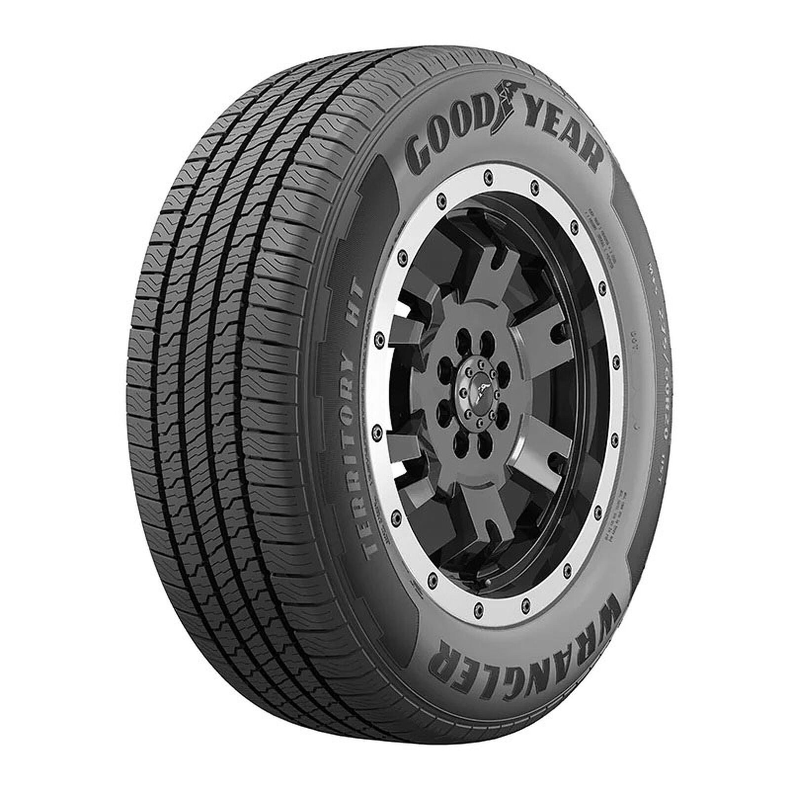 4 New Goodyear Wrangler Territory H/t  - P255x70r17 Tires 2557017 255 70 17