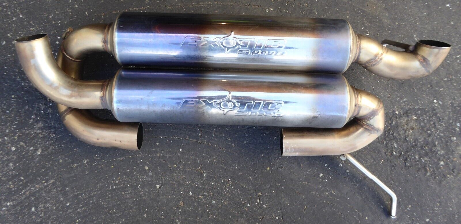 EXOTICSPEED  EXHAUST GT-SPORT Compatible with  2003-07 G35 & 350Z (COUPE) READ D