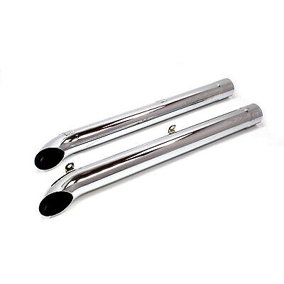 DOUGS HEADERS Side Pipes - Chrome (Pair) D930-C