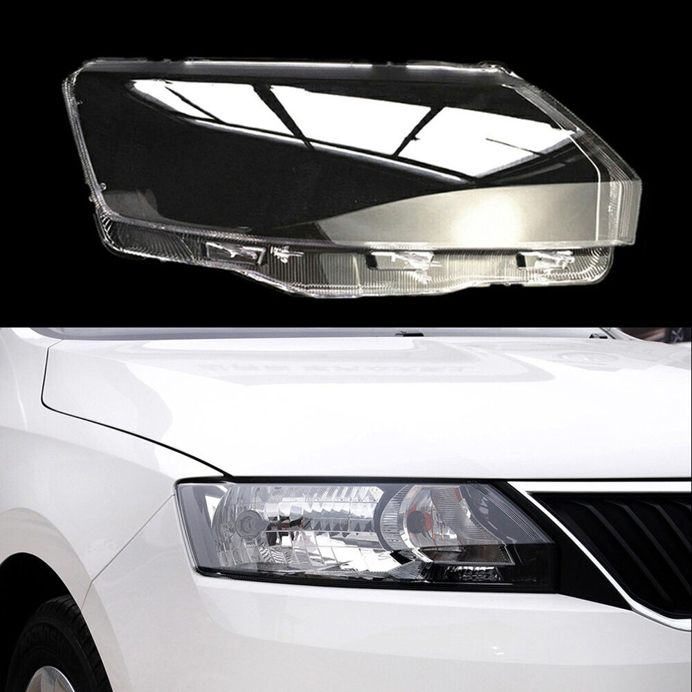Clear Shell For Skoda Rapid 13-17 Right Headlamp Lampshade Headlight Lens Cover