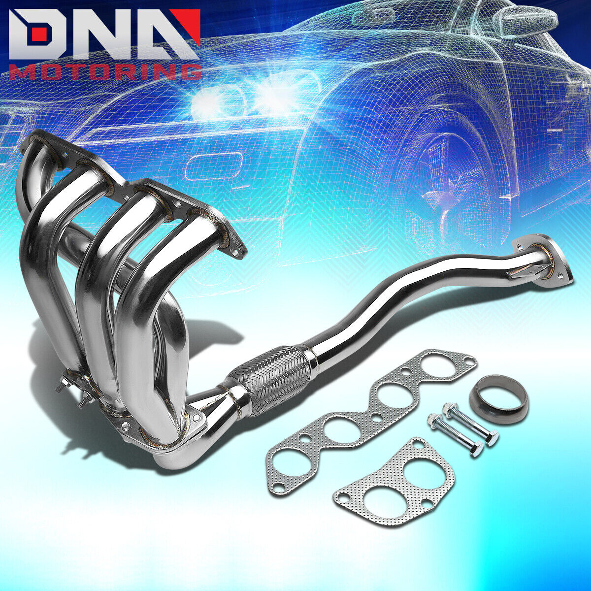 STAINLESS STEEL HEADER FOR 93-97 COROLLA/CELICA E100/AE102 1.8L EXHAUST/MANIFOLD
