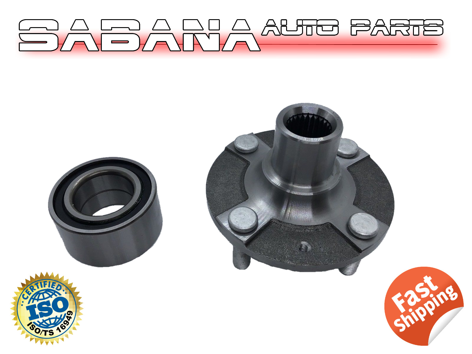 *NEW* Front Wheel Hub and Bearing Set for Hyundai Accent 12-17