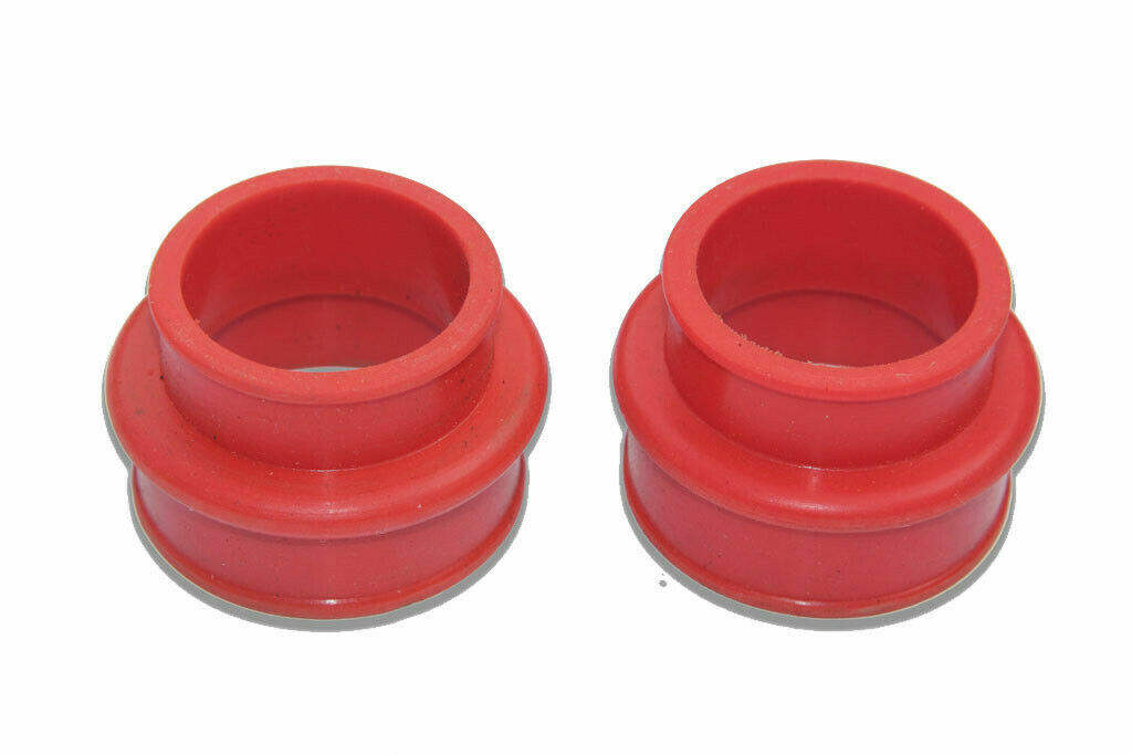 VW TYPE 1 BUG BUS GHIA SUPER BEETLE DUAL PORT INTAKE MANIFOLD BOOTS RED SILICONE