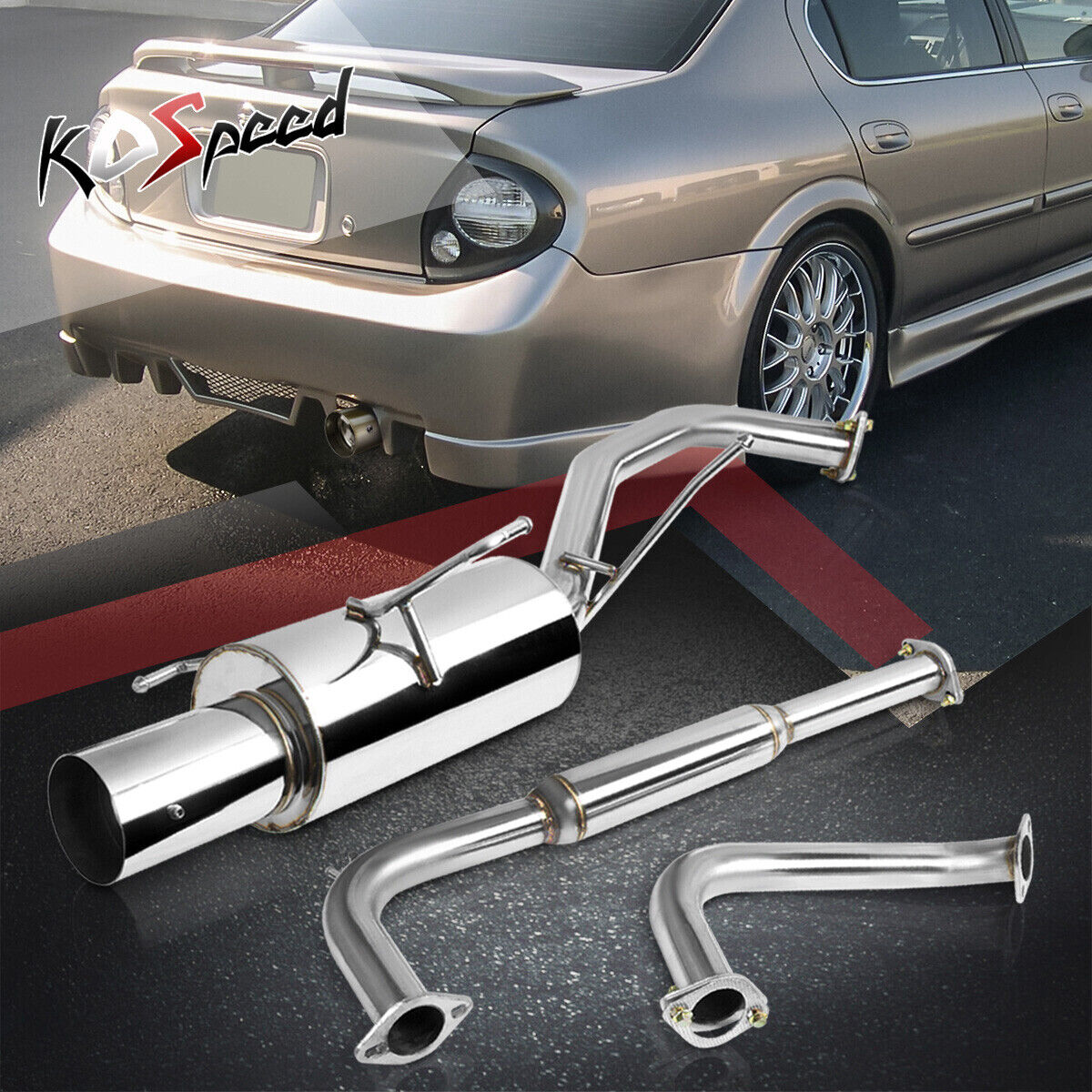 T304 STAINLESS PERFORMANCE CATBACK EXHAUST SYSTEM FOR NISSAN MAXIMA V6+BOLT