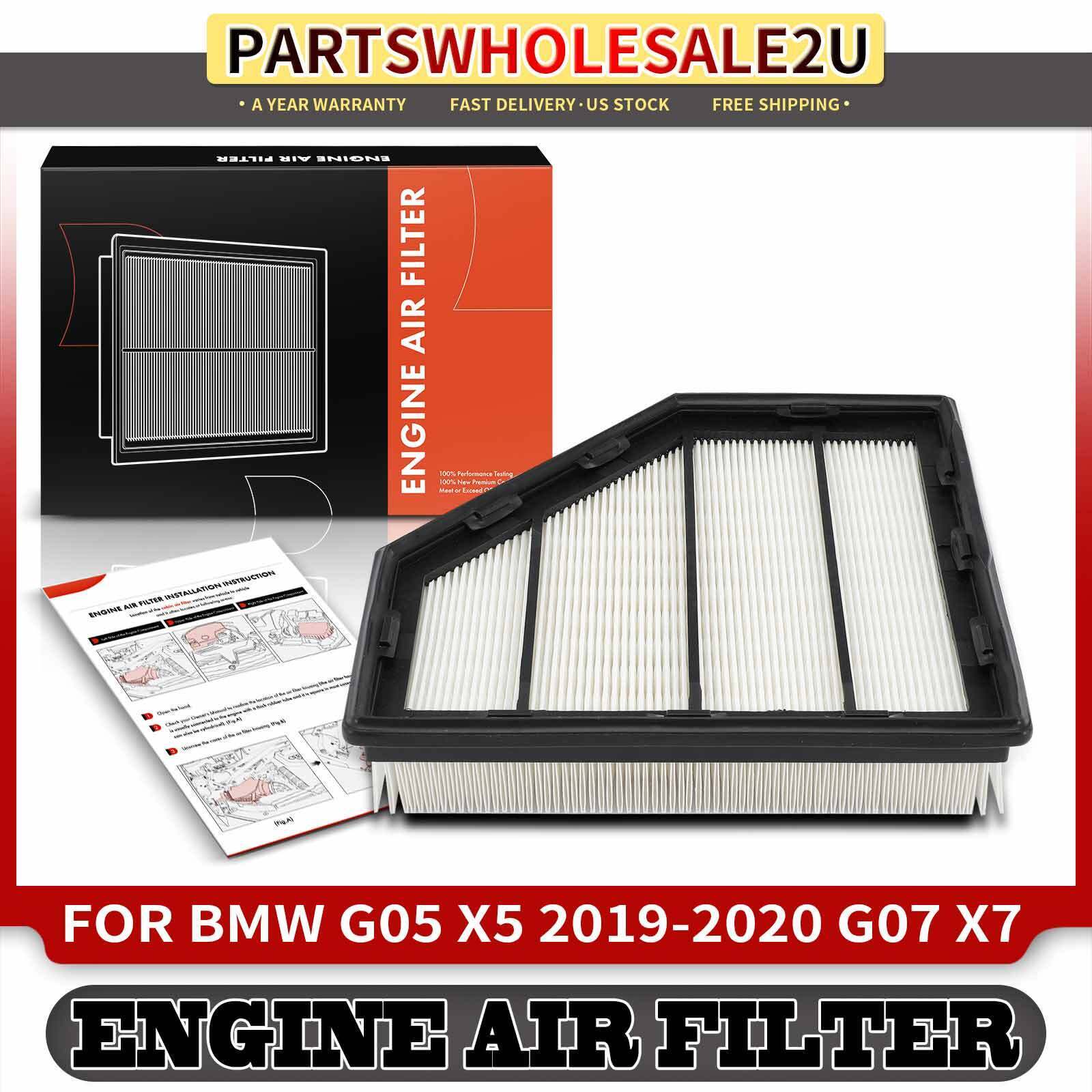 Left Engine Air Filter for BMW 750i xDrive Alpina B7 X5 X7 M550i xDrive V8 4.4L