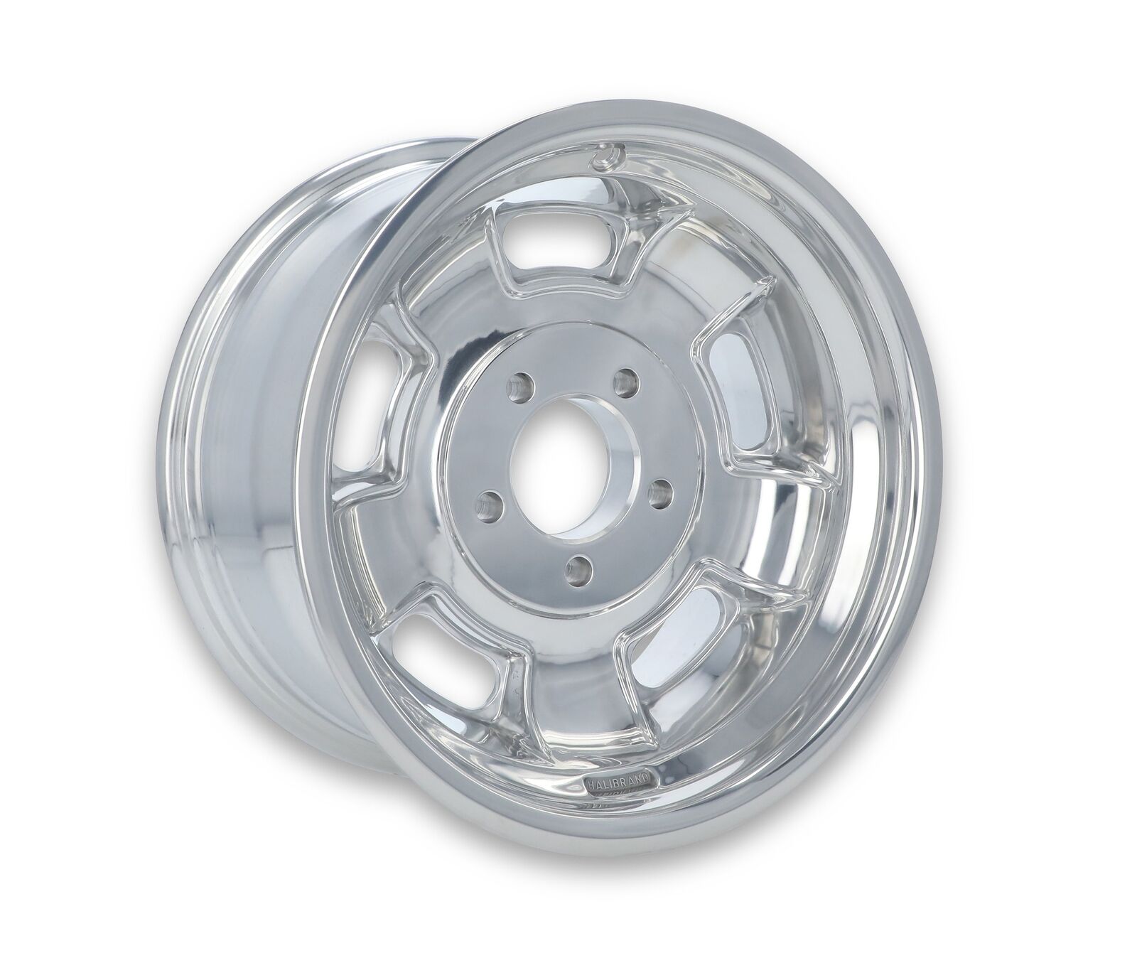 HB008-030 Halibrand Sprint Wheel 15x8 - 5x4.75  4.25 BS Polished No Clearcoat