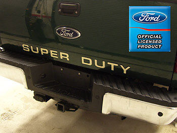 Ford F250 F350 Super Duty Tailgate Letters Inserts Stickers Years 2008 - 2016