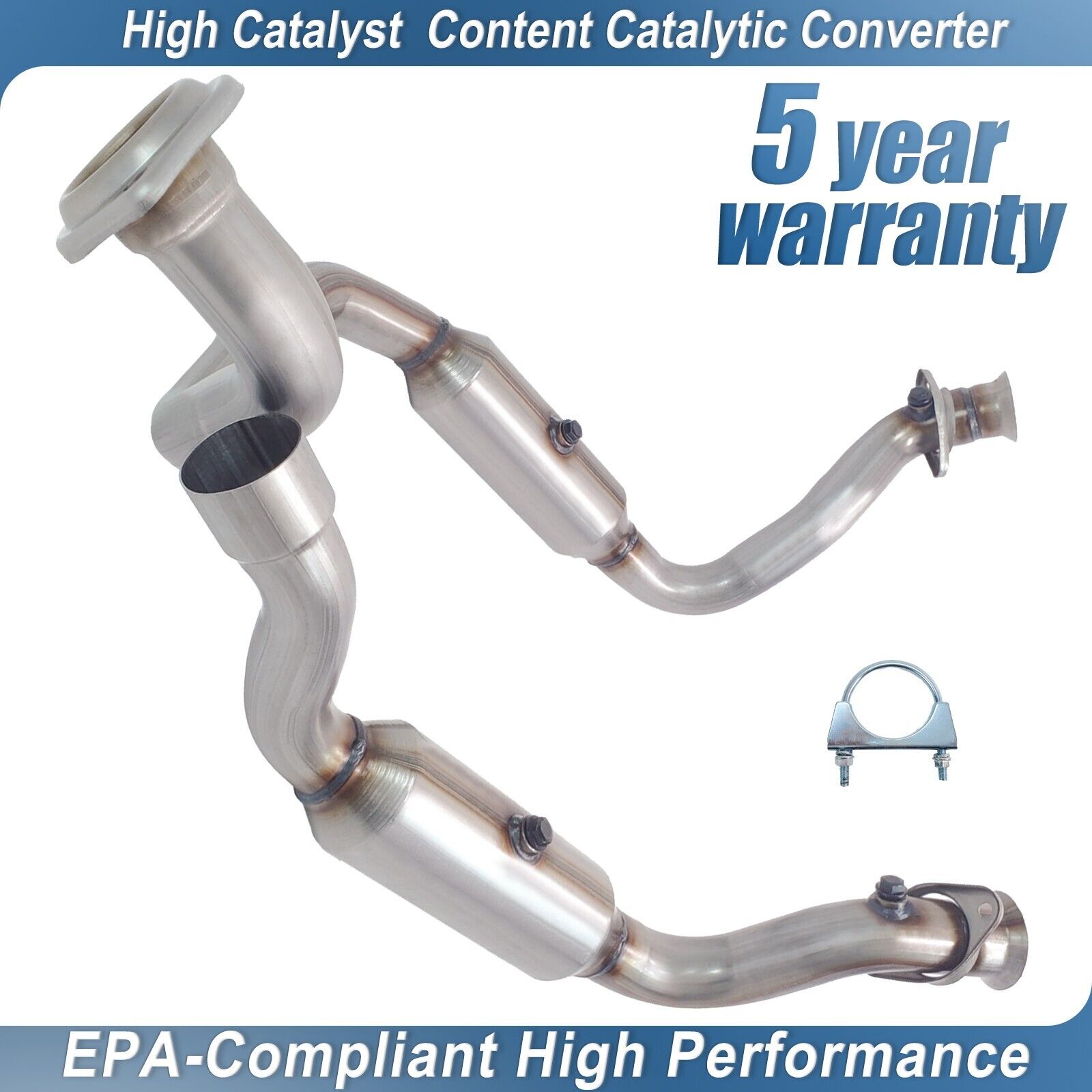 For FORD F-250 F-350 6.2L Super Duty 2011-2016 BOTH SIDES Catalytic Converters