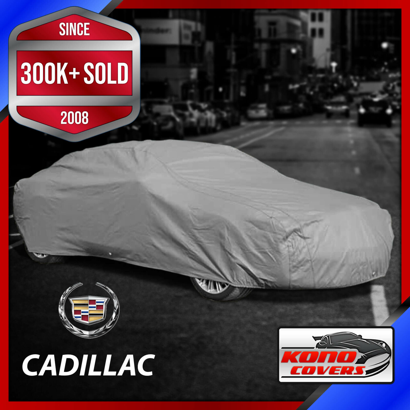CADILLAC [OUTDOOR] CAR COVER ?All Weather ?Waterproof ?Premium?CUSTOM?FIT