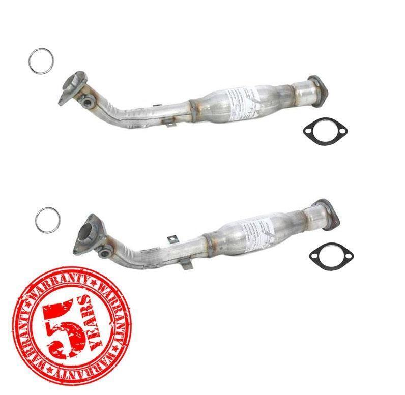 Front Left & Right Exhaust Resonators for 2002-2004 Nissan Pathfinder 3.5L