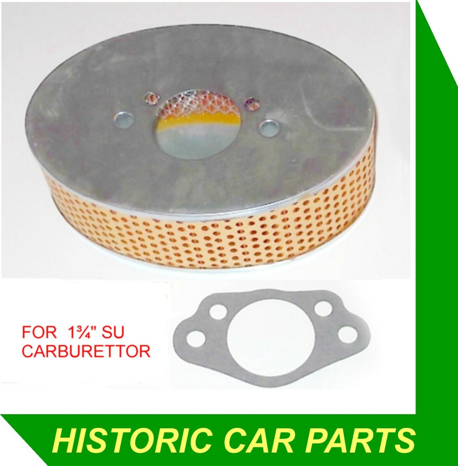 1 AIR FILTER & GASKET for 1¾” SU HS6 Carburettors on Triumph TR4A 2138 1965-67