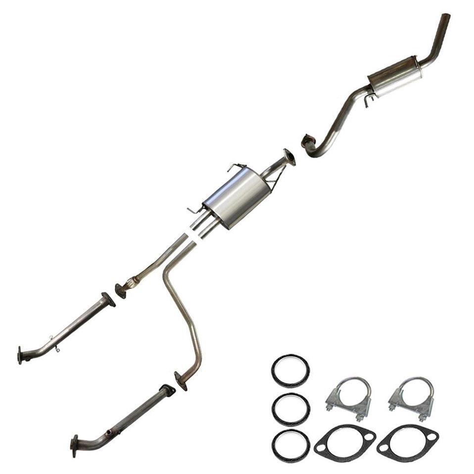 Stainless Steel CatBack Exhaust System Kit fits: 1996-2000 QX4 Pathfinder