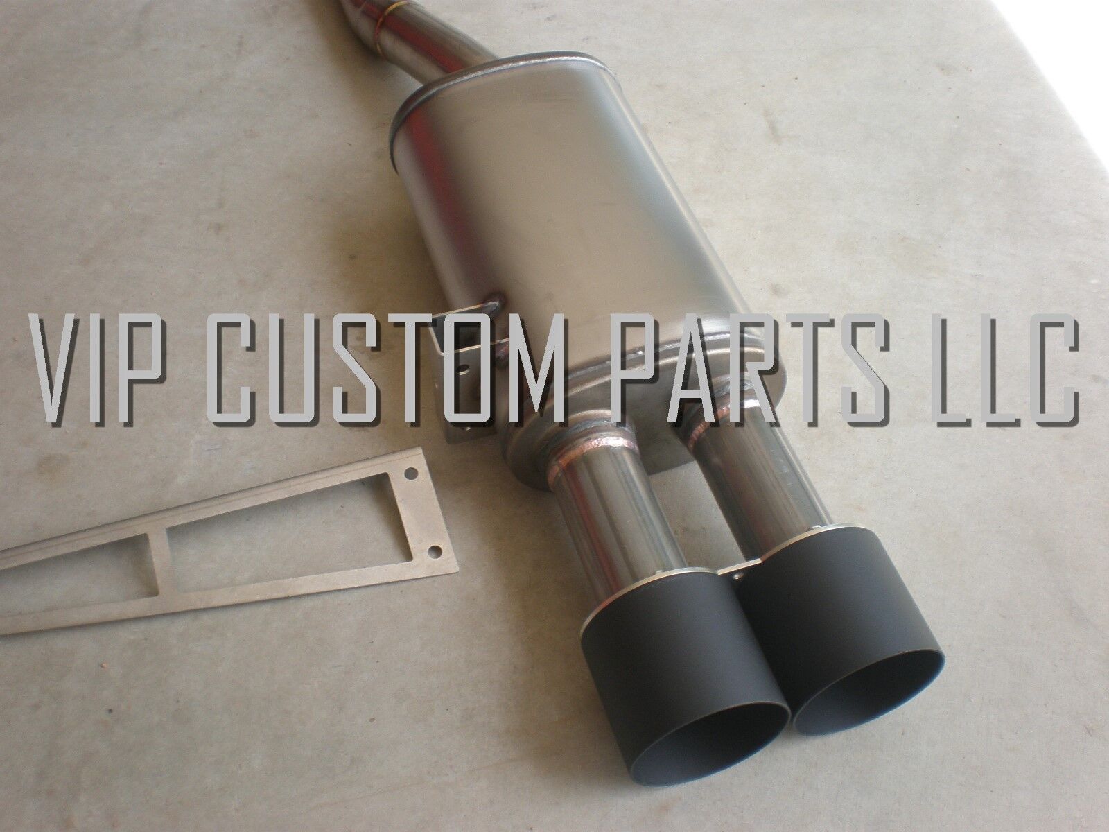 2014+ MINI COOPER S F56 EXHAUST BY VCP 100% STAINLESS STEEL (BLACK TIPS)
