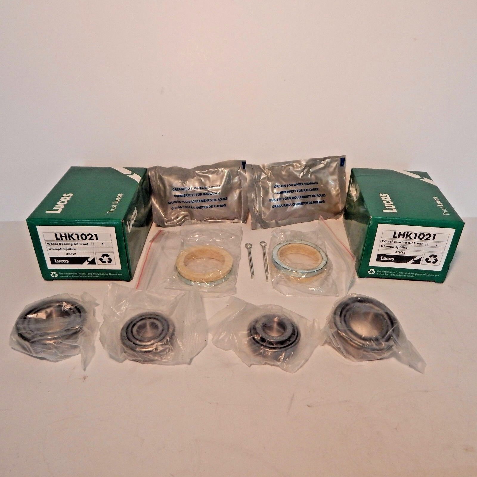 Pair of Lucas Front Wheel Bearing Kits for Triumph Spitfire 1962-80