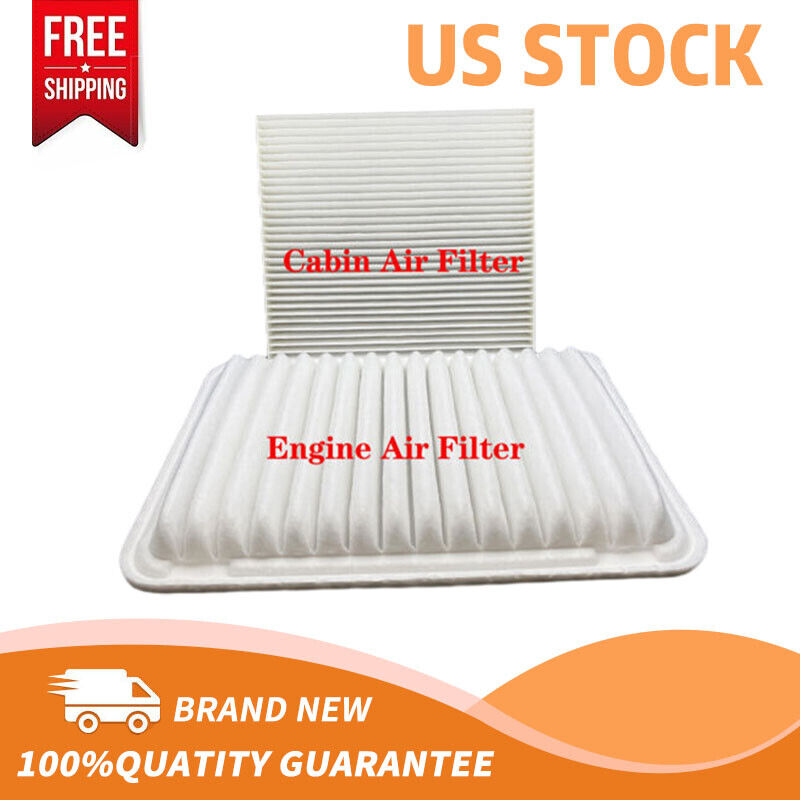 For Toyota Camry 2.5l 2.4l Engine 2007-2017 17801-0h050 Cabin & Air Filter Combo