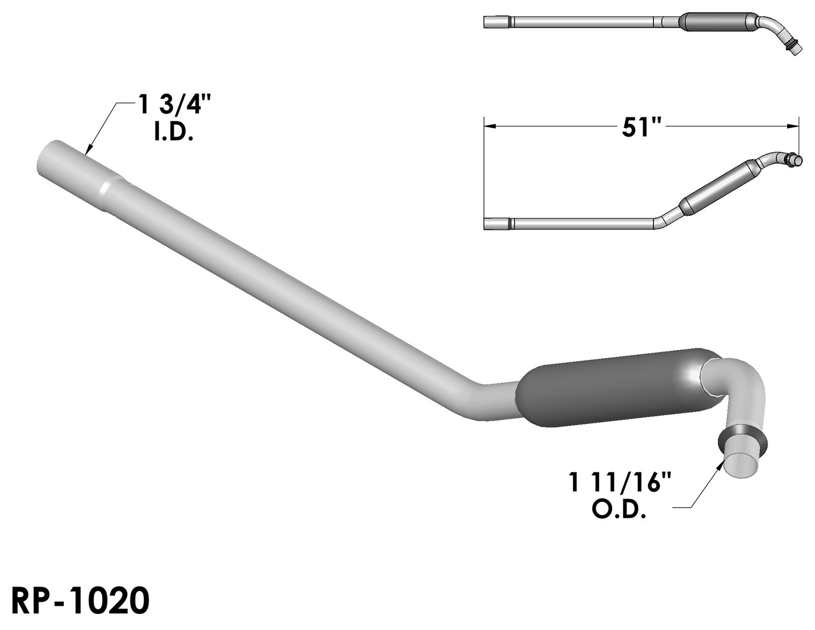 Exhaust Pipe for 1999 Toyota Paseo