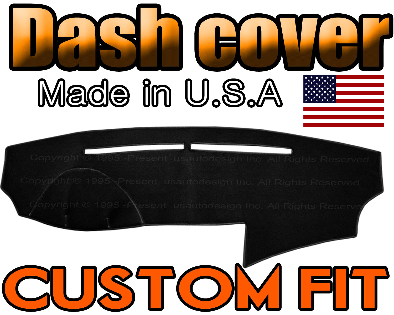 Fits 2009-2010 HYUNDAI SONATA DASH COVER MAT DASHBOARD PAD MADE IN USA / BLACK