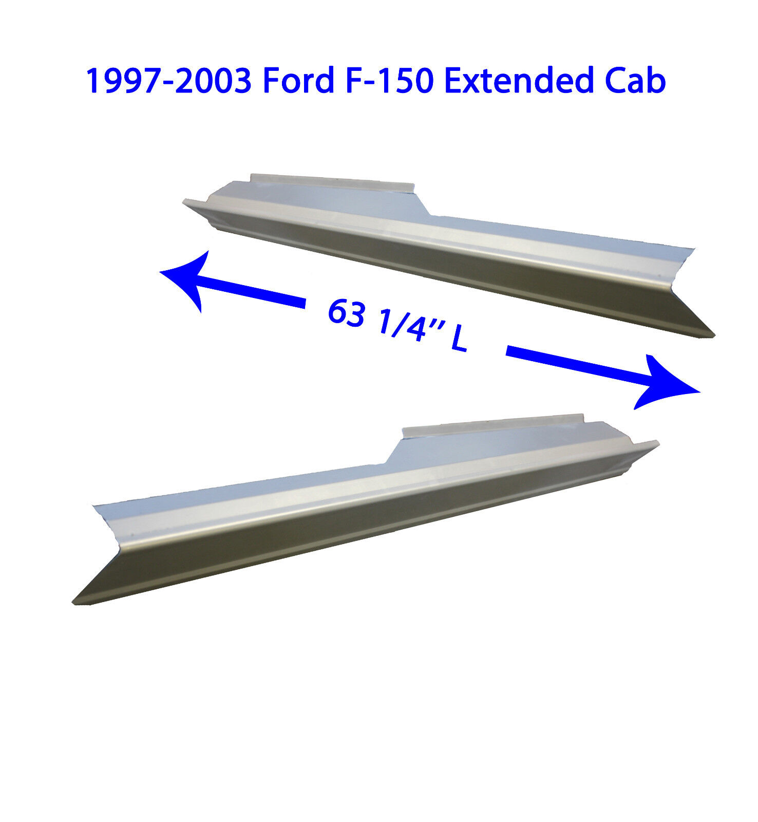 Extended Cab Ford Pickup F-150 1997-2003 LH AND RH Outer Rocker Panels - 1 Pair