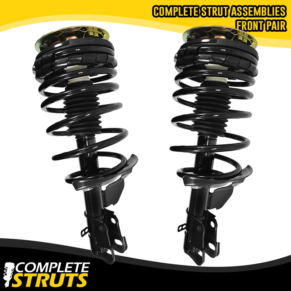 84-90 Chevrolet Celebrity (2) Front Complete Struts & Coil Spring Assembly Pair
