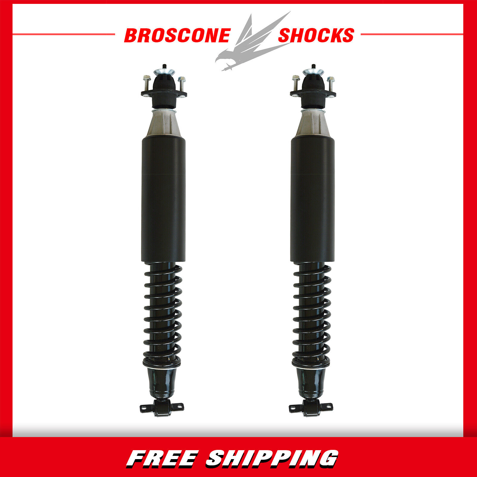 For 2006-2011 Buick Lucerne Rear Pair Driver & Passenger Side Shock Absorbers