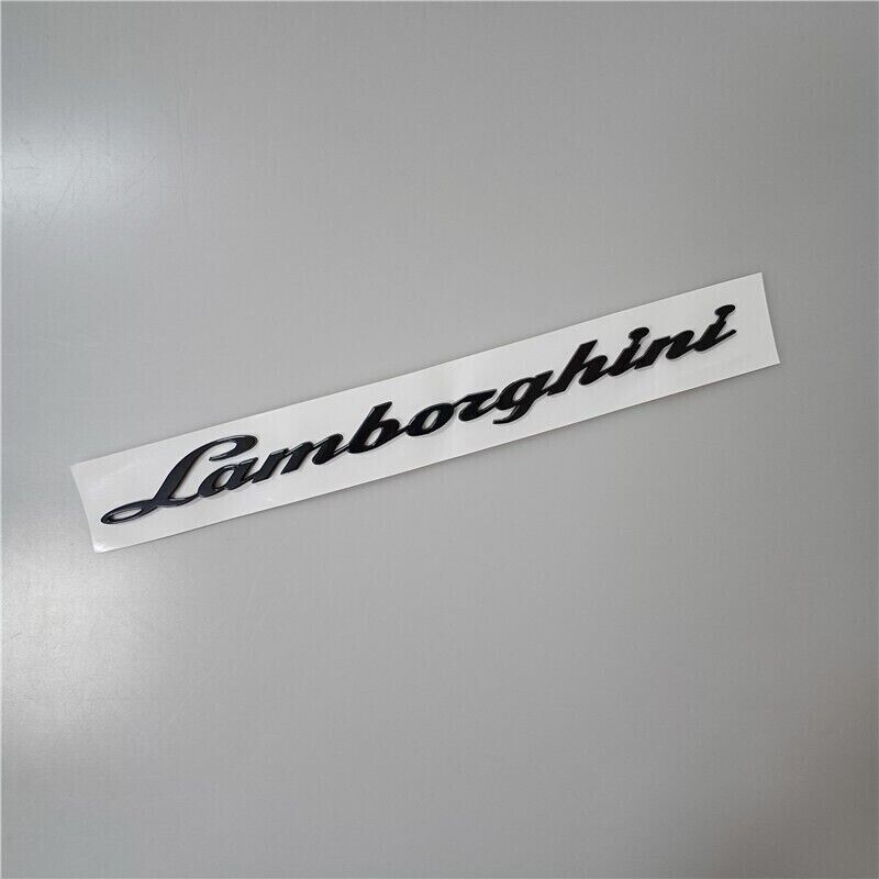 Lamborghini URUS Gloss Black Rear Badge Script Lettering Emblem 4ML853742
