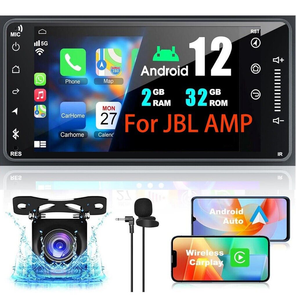 For Toyota Aurion 2011-2014 JBL Android 12 CarPlay Car Stereo Radio GPS Nav WiFi