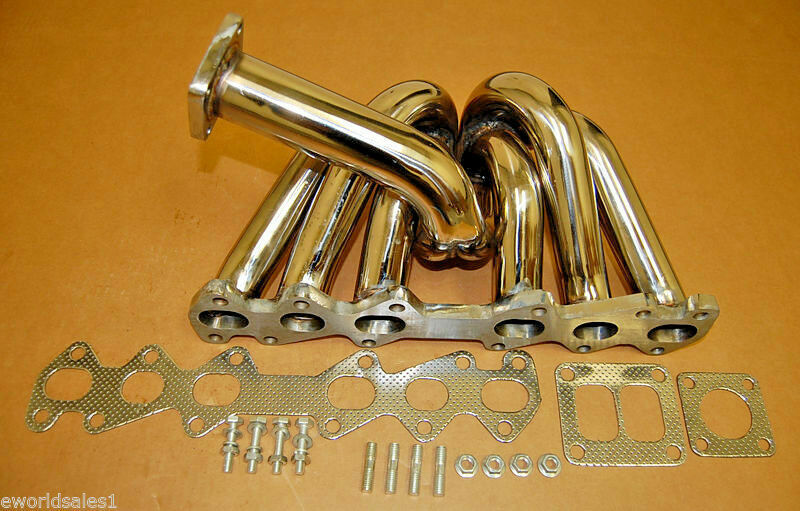 1jz T3 Twin Scroll Turbo Stainless Exhaust Manifold Header FOR sc300 SUPRA 