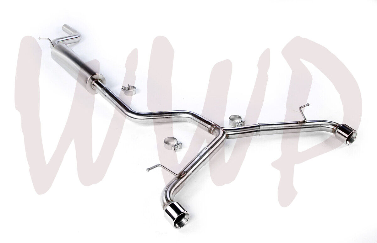 Stainless Steel Dual CatBack Exhaust System For 15-17 Volkswagen GTI 2.0T MK7