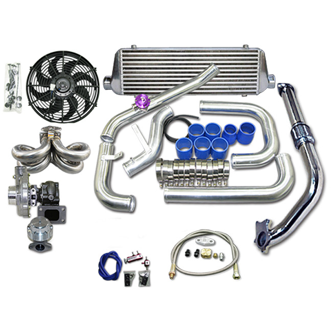CXRacing Turbo Intercooler Manifold Kit For 92-00 Honda Civic D15 D16