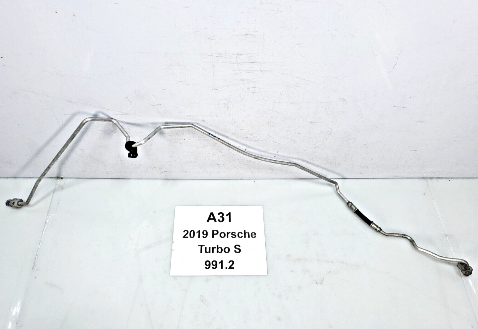 ✅17-19 OEM Porsche 911 Turbo S Air Condition Refrigerant Hose Pressure Line Pipe