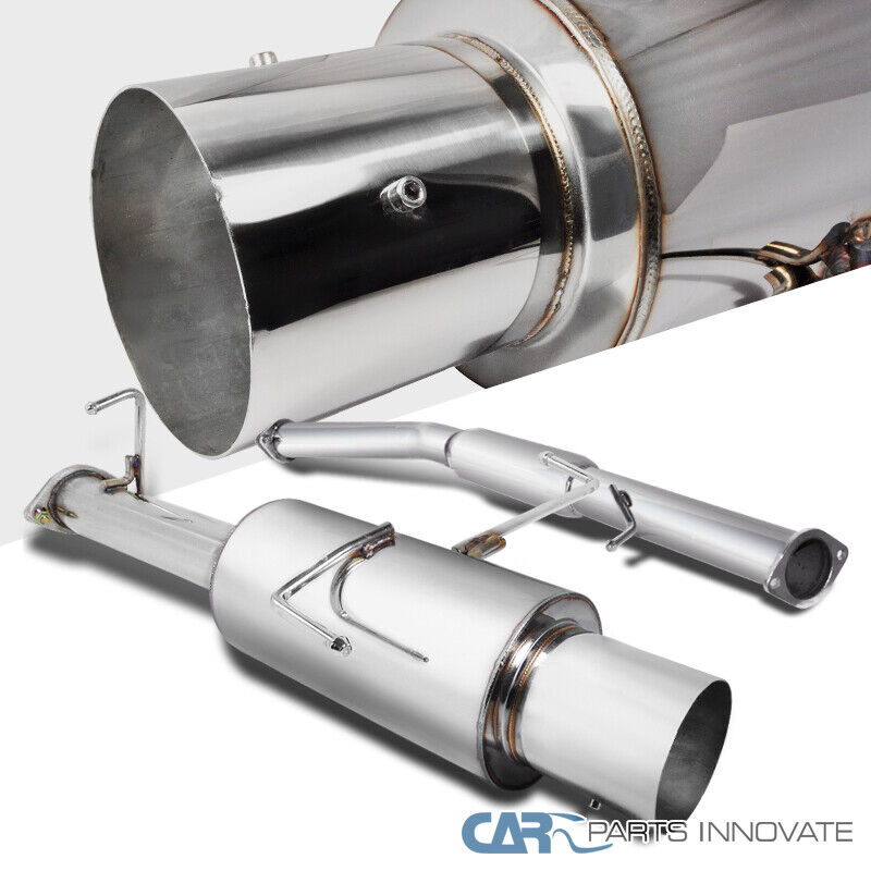 Fits 95-98 240SX S14 Turbo Stainless Steel Catback Exhaust Muffler System